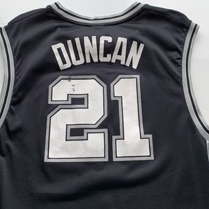 Vintage Tim Duncan San Antonio Spurs Reebok Jersey